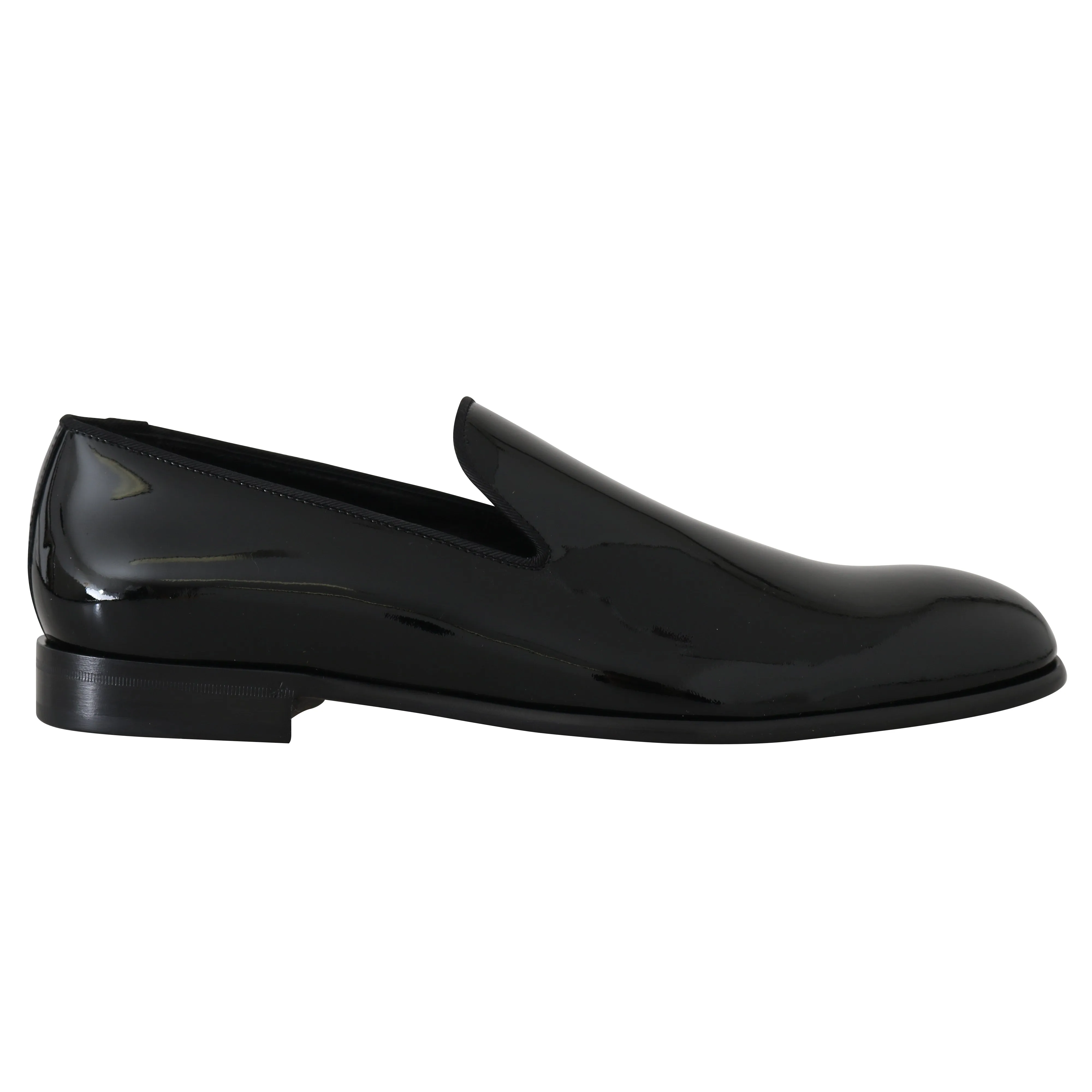 Black Patent Leather Mens Loafers