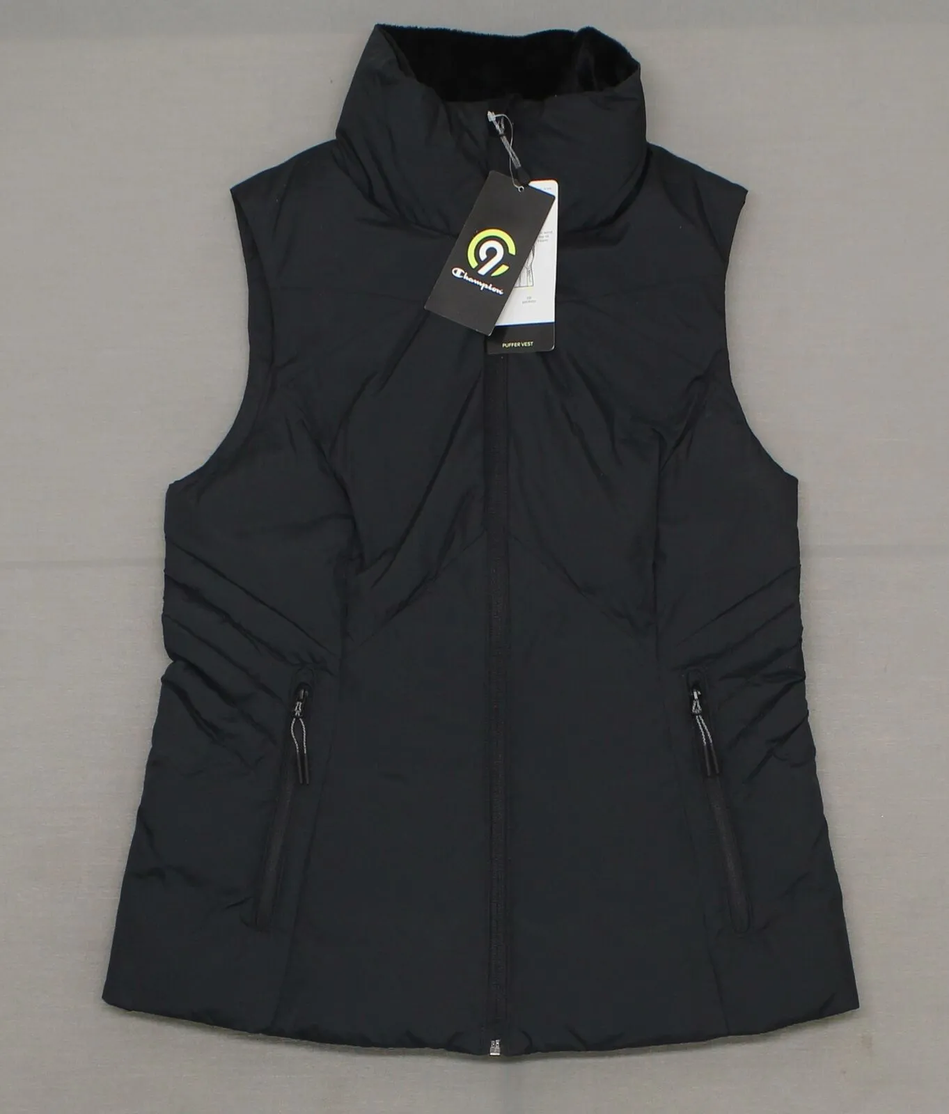 C9 Champion Women's Water Resistant Puffer Vest With Fleece Lined Collar