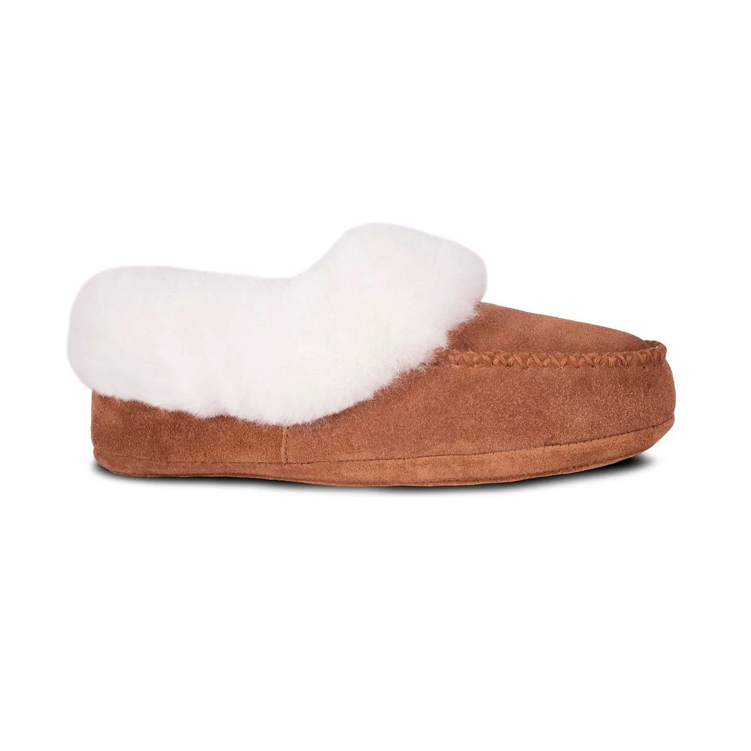 Chestnut Aussie Moccasin Sheepskin Slipper by CLOUD NINE / RJS - Shoe Size Women 5-6-7-8-9-10-11