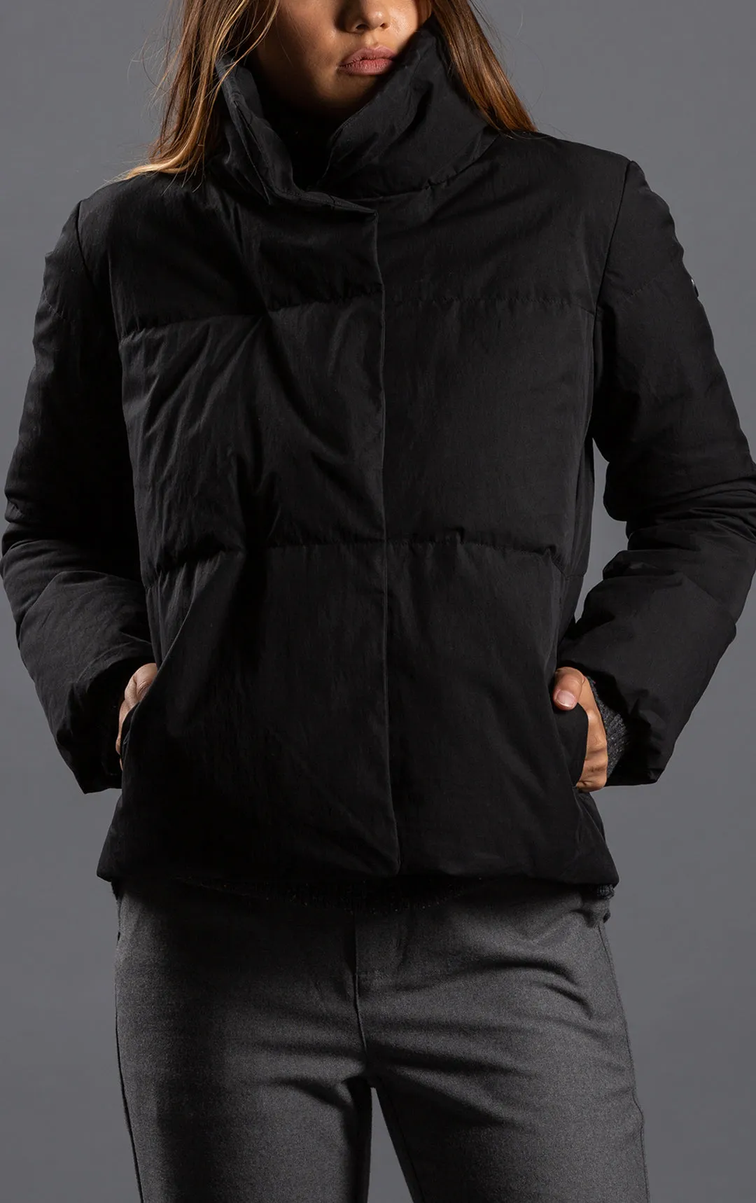 HIGH COLLAR DOWN JACKET