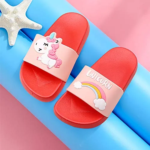 Kids Classic Cute Cartoon Lightweight Sandals (Red)