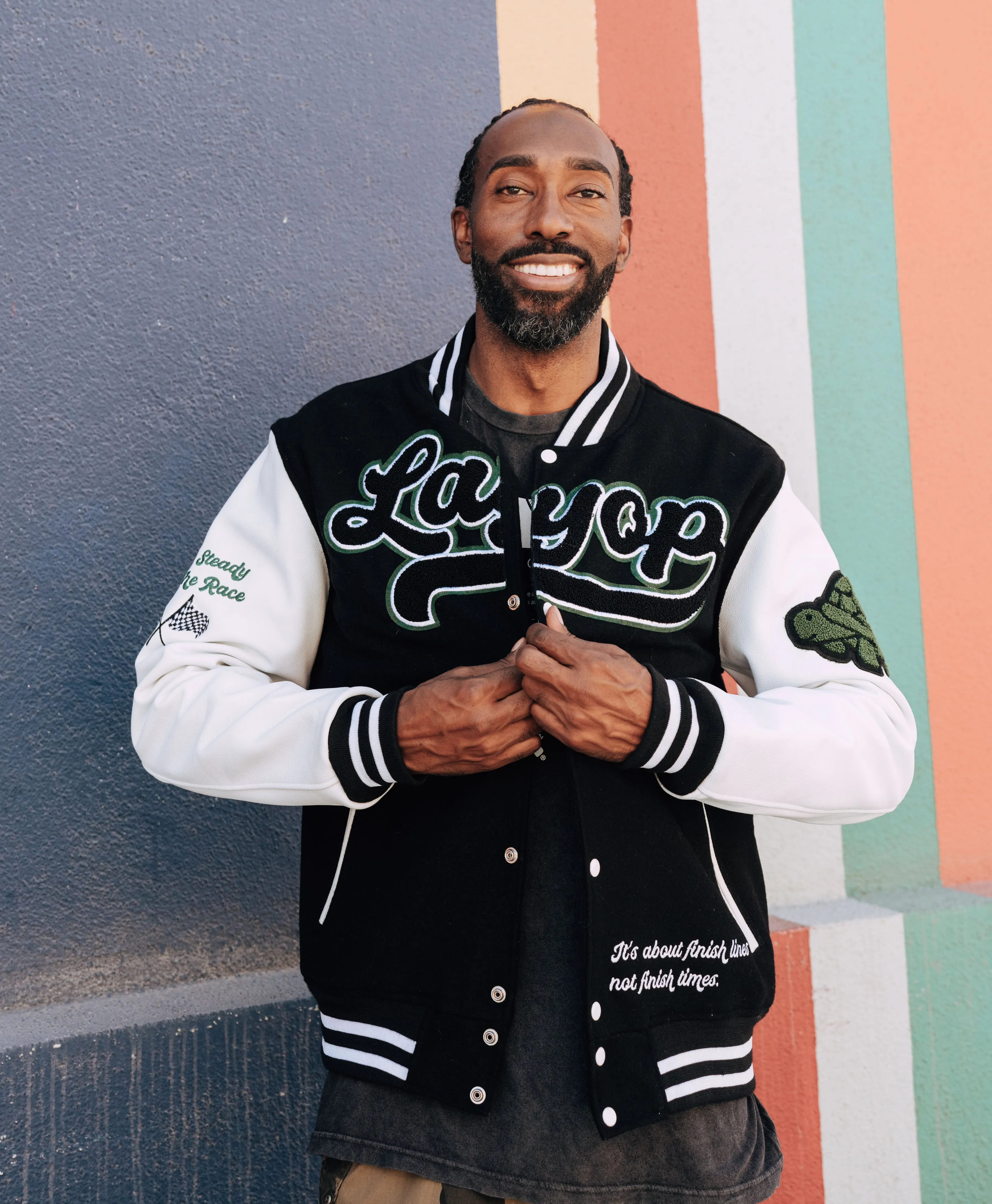 Layop Script Varsity Jacket- Limited Edition