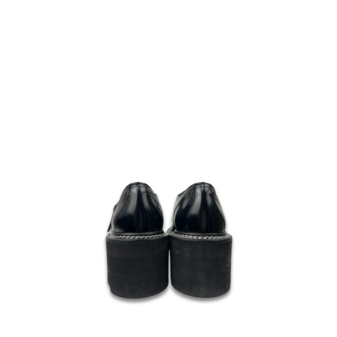 Louis Vuitton Patent Leather Beauborg Monkstrap Loafers - Size 37