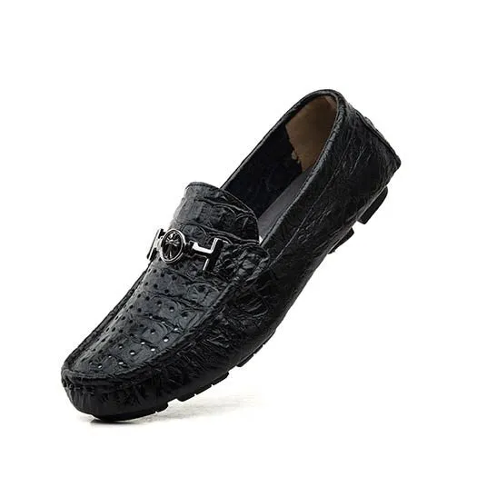 Men Driving Spring Large Size 11 Crocodile  Loafers
