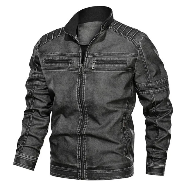 New Autumn Winter Leather Jacket