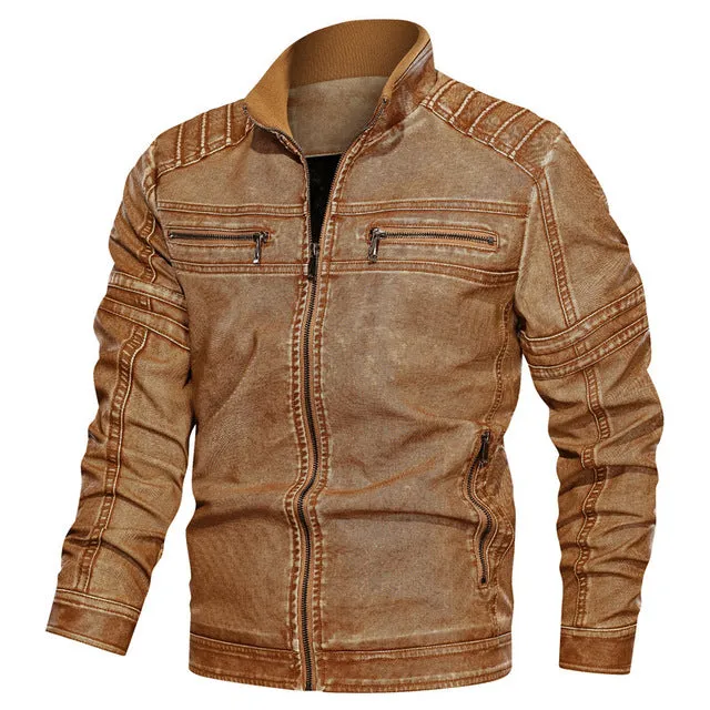 New Autumn Winter Leather Jacket