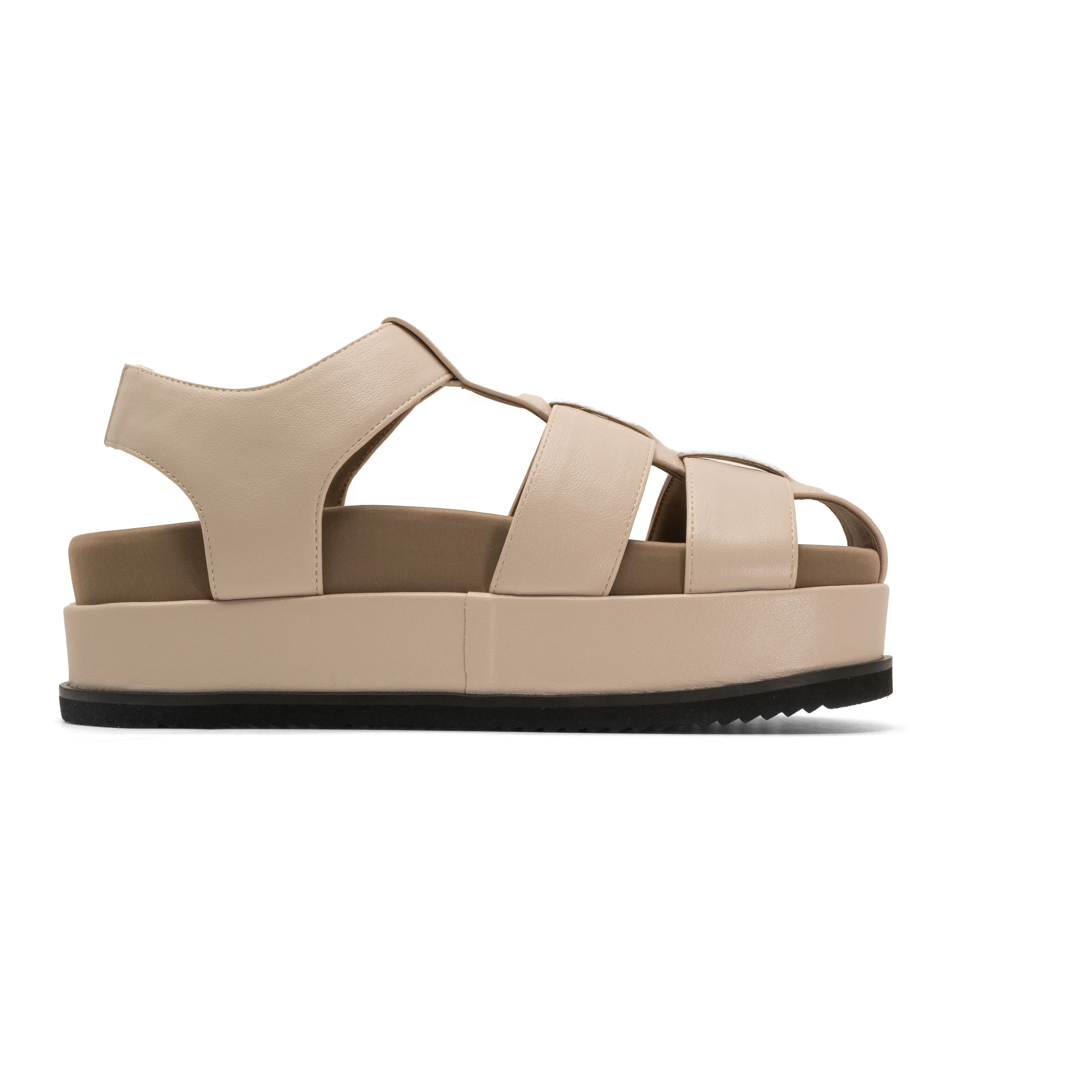 ROAM 90'S STACK PLATFORM CEMENT VEGAN LEATHER