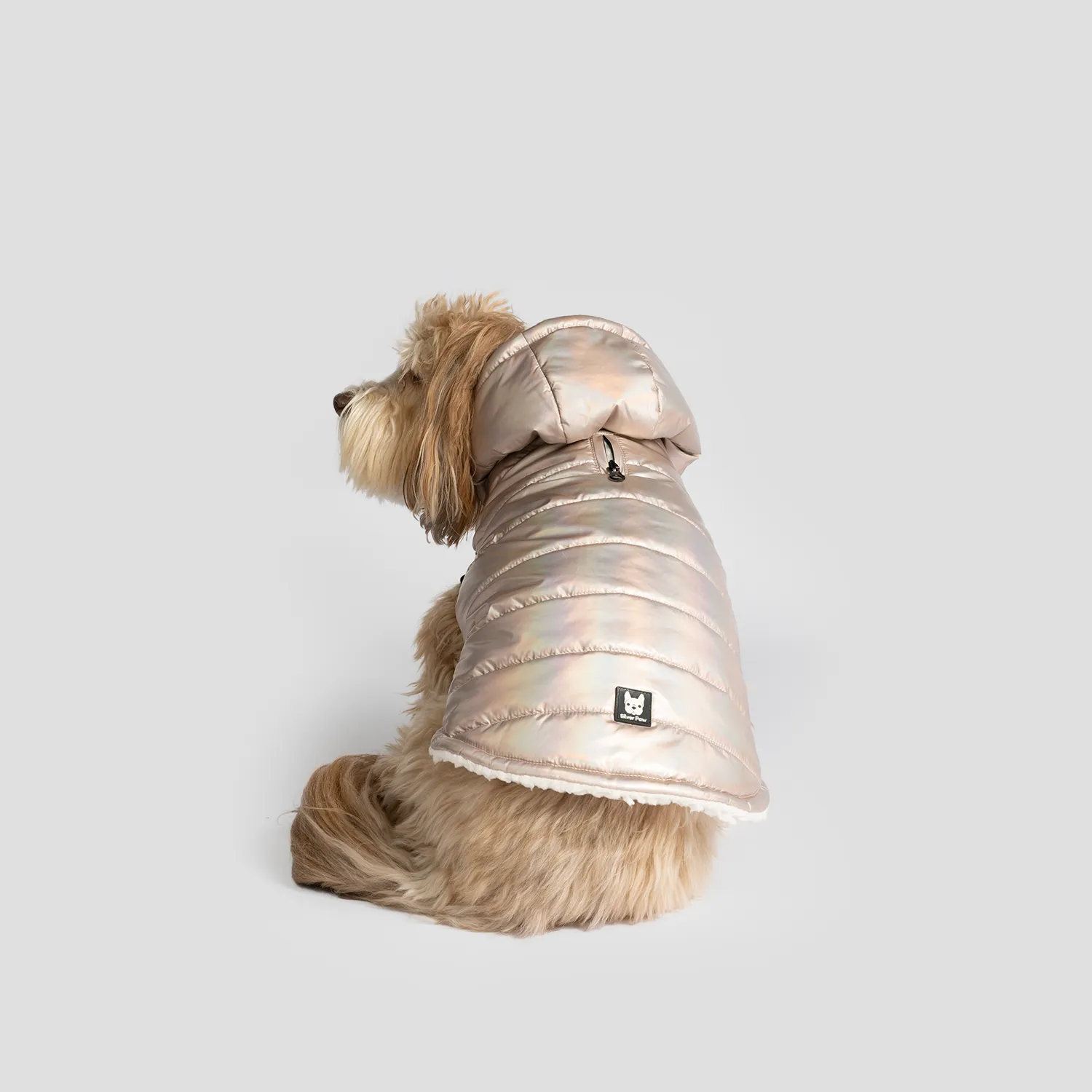 Silver Paw Emma Dog Jacket - Shiny Pink: