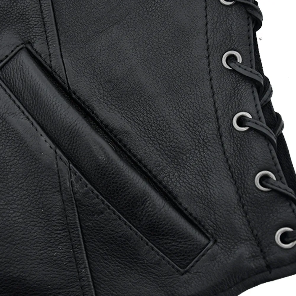 SPEEDY WOMEN Motorcycle Leather Vest