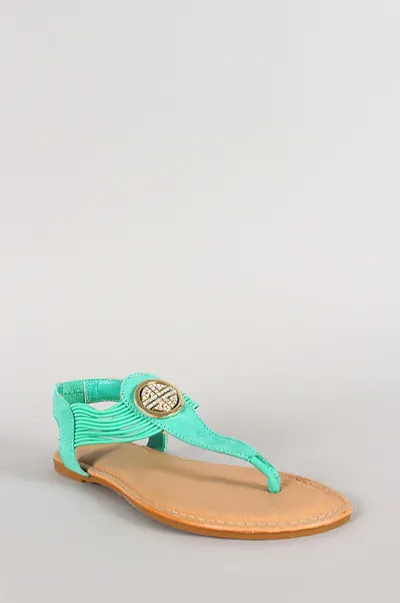 Turquoise Medallion Sandal